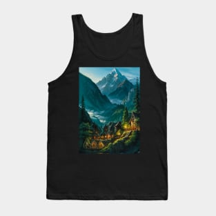 Village in the Mountains Tank Top